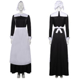 Wednesday Addams Wednesday  Cosplay Costume Maid Dress Outfits Halloween Carnival Party Suit