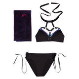 LoL TheWidow Maker Evelynn Sexy Swimsuit Cosplay Costume Swimwear Cloak Outfits Halloween Carnival Suit