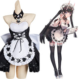 Azur Lane - IJN Noshiro Halloween Carnival Suit Cosplay Costume Maid Dress Outfits