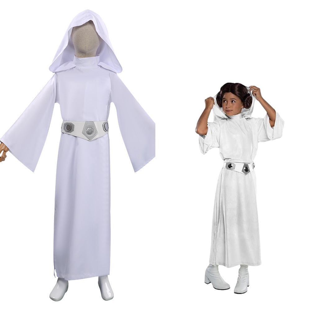 Kids Leia Princess Halloween Carnival Suit Cosplay Costume