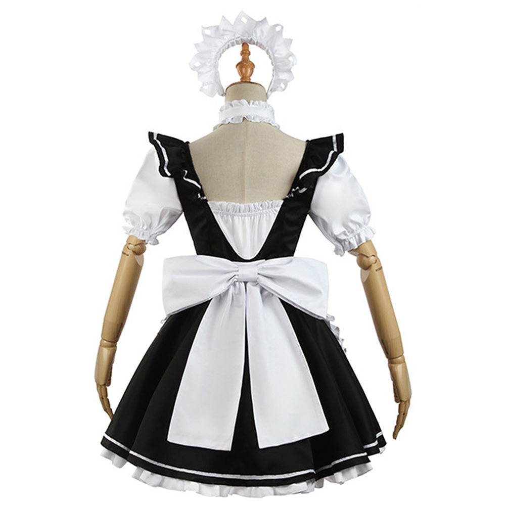 Anime Date A Bullet Tokisaki Kurumi Halloween Carnival Suit Cosplay Costume Maid Dress