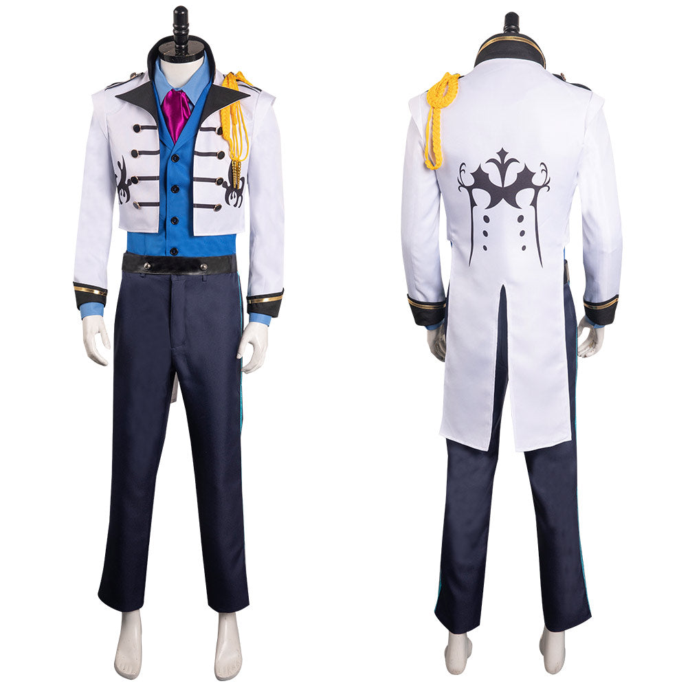 Frozen Hans Prince Cosplay Costume Outfits Halloween Carnival Party Suit