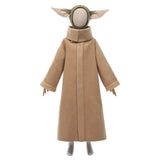 The Mando Season 2-Baby Yoda Grogu Halloween Carnival Suit Cosplay Costume Coat Headgear Outfits