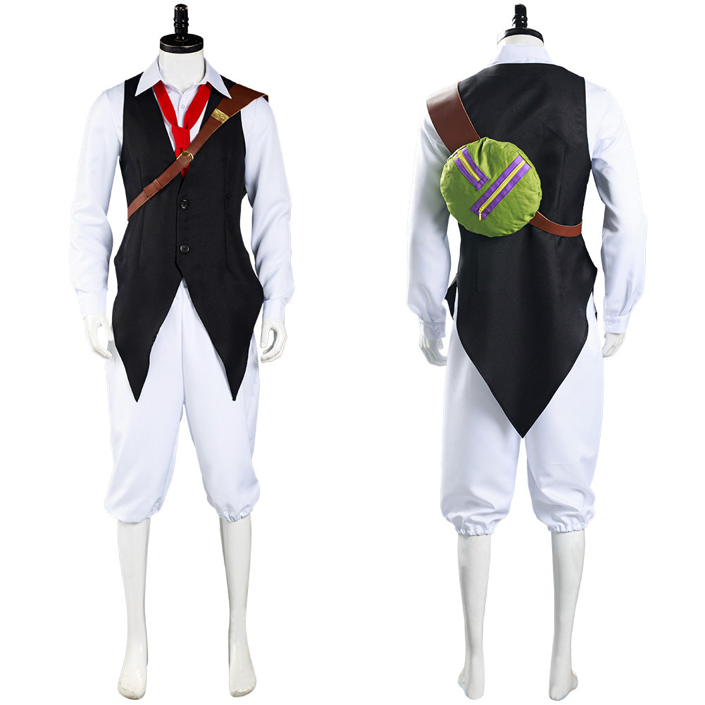 The Seven Deadly Sins Meliodas Halloween Carnival Suit Cosplay Costume Shirt Pants Outfits