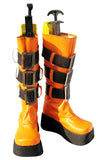 Togainu no Chi Rin Cosplay Boots Shoes Black Orange
