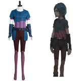 Arcane: League of Legends  Powder Jinx Halloween Carnival Suit Cosplay Costume Outfits