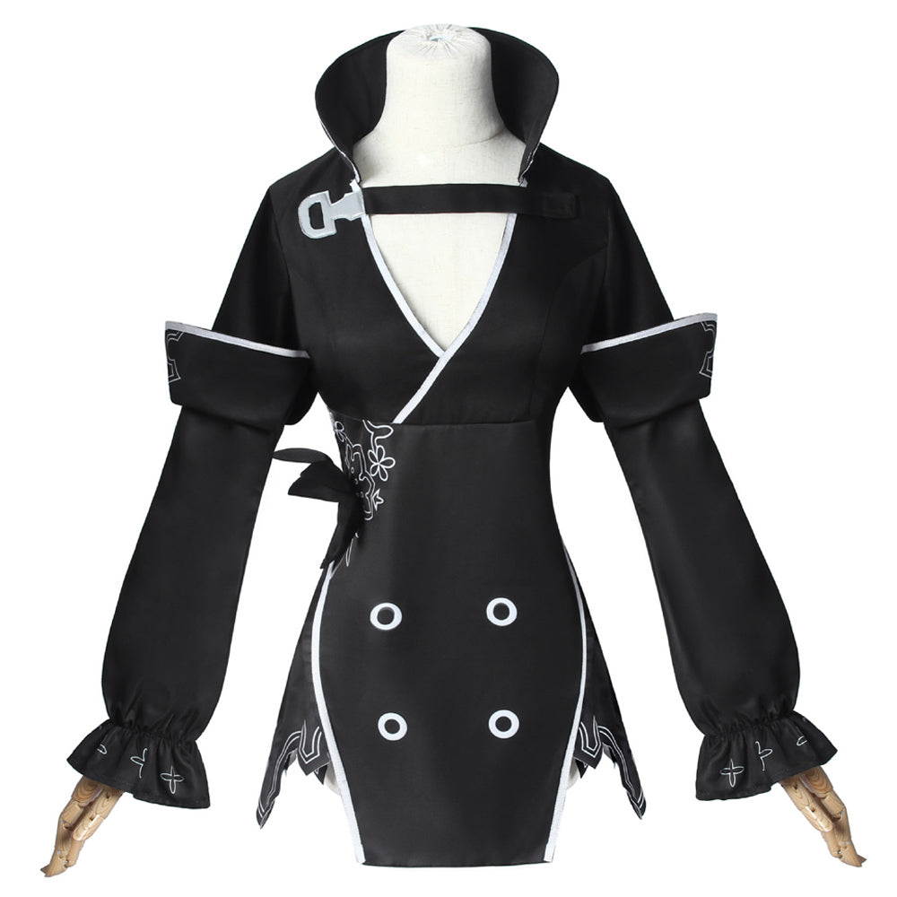NieR: Reincarnation 2B Cosplay Costume Coat Shorts  Outfits Halloween Carnival Party Suit
