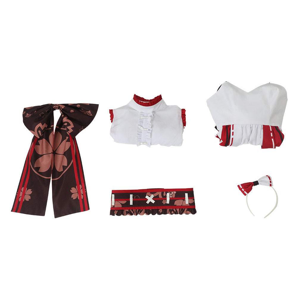 Genshin Impact Yae Miko Lolita  Cosplay Costume Halloween Carnival Suit