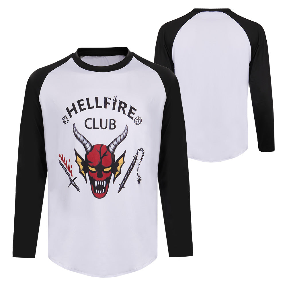 Hellfire Club Raglan shirt, Stranger Things