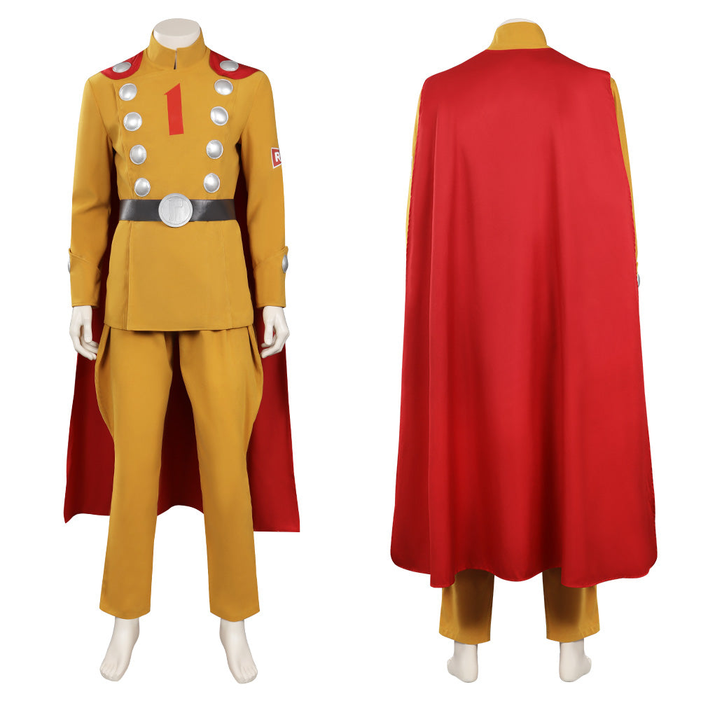 Dragon Ball Super：SUPER HERO Gamm 1 Cosplay Costume Top Pants Cloak Outfits Halloween Carnival Suit