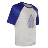 Wade Elemental T-shirt Cosplay Costume Summer Halloween Carnival Disguise Suit
