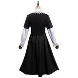 Wednesday - Addams Wednesday Cosplay Costume Outfits Halloween Carnival Party Suit