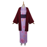 Demon Slayer Kanroji Mitsuri  Cosplay Costume Kimono Outfits Halloween Carnival Party Disguise Suit