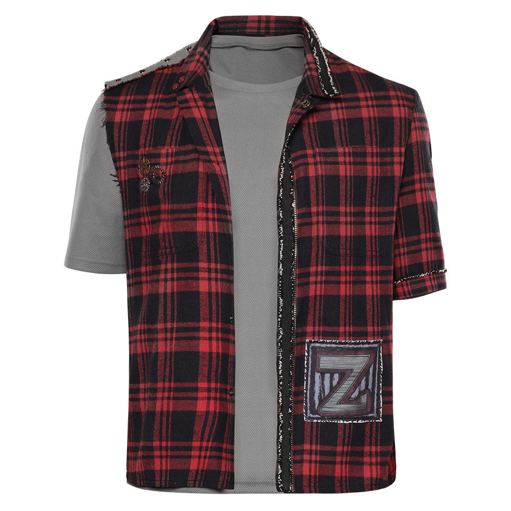 Zombies 3 Zed Cosplay CostumeT-shirt Coat Outfits Halloween Carnival Suit