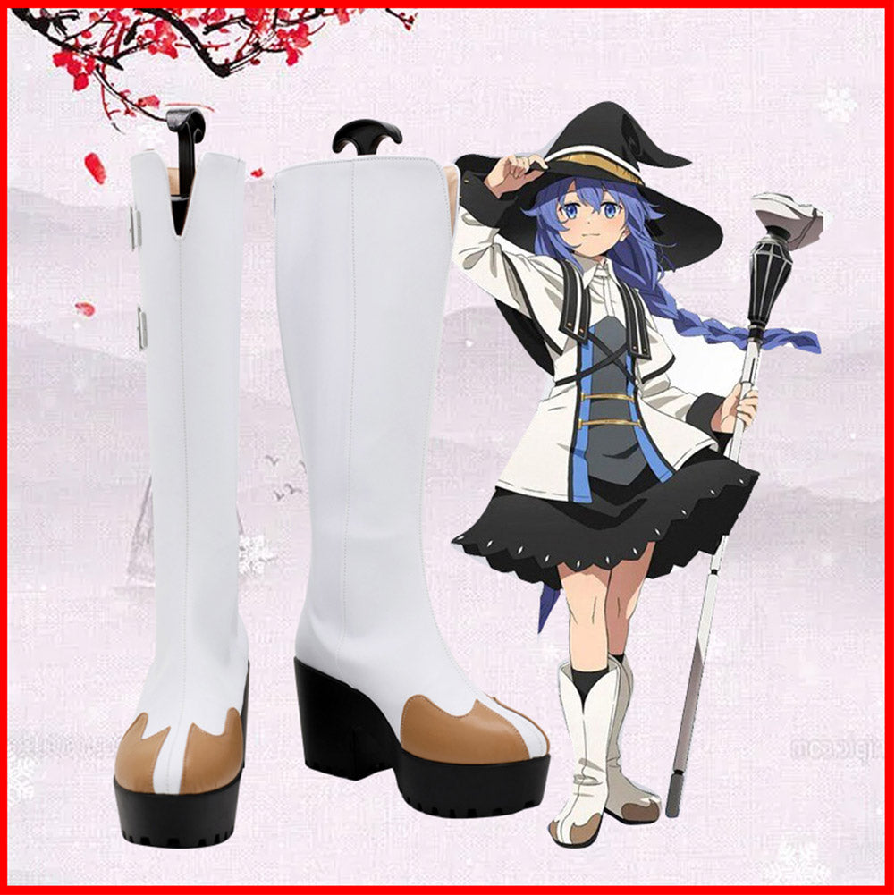 Mushoku Tensei: Jobless Reincarnation Roxy Migurdia Cosplay Shoes Boots Halloween Costumes Accessory Custom Made