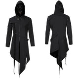 Plague Doctor Halloween Carnival Suit Cosplay Costume Men Steampunk Gothic Hooded Jacket Coats