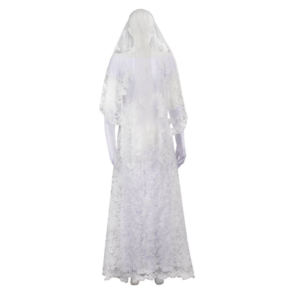 Ghost House Ghost Bride Cosplay Costume Outfits Halloween Carnival Party Suit