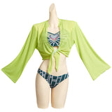 JoJo‘s Bizarre Adventure Jolyne Cujoh Cosplay Costume Swimsuit Halloween Carnival Suit