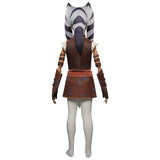Kids Children Star WasTales of the Jedi -Ahsoka Tano  Cosplay Costume Outfits Halloween Carnival Suit