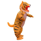 Tiger Inflatable Costumes Halloween for Adult Carnival Party Cosplay Costume Role Play for Man Woman