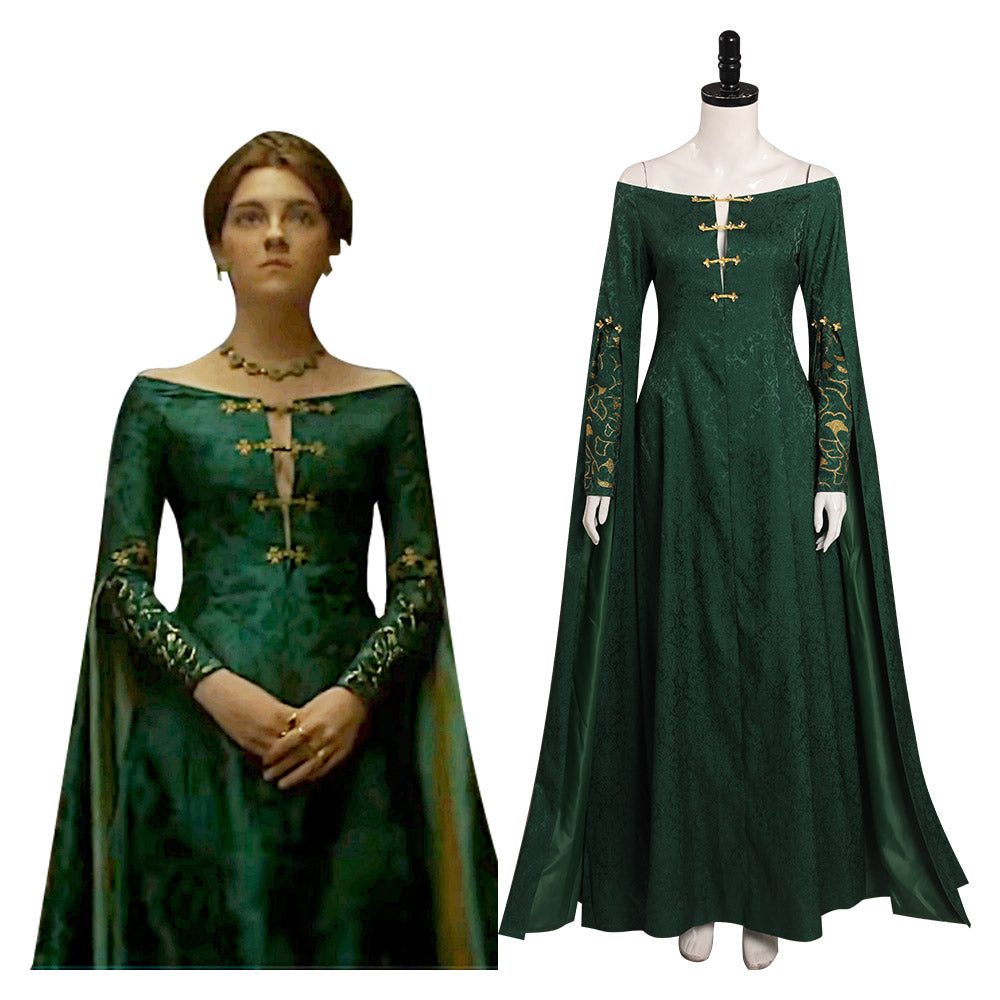 House of the Dragon Alicent Hightower Cosplay Costume Dress Outfits Ha TrendsinCosplay House of the Dragon Alicent Hightower Cosplay Costume Dress Outfits Ha TrendsinCosplay