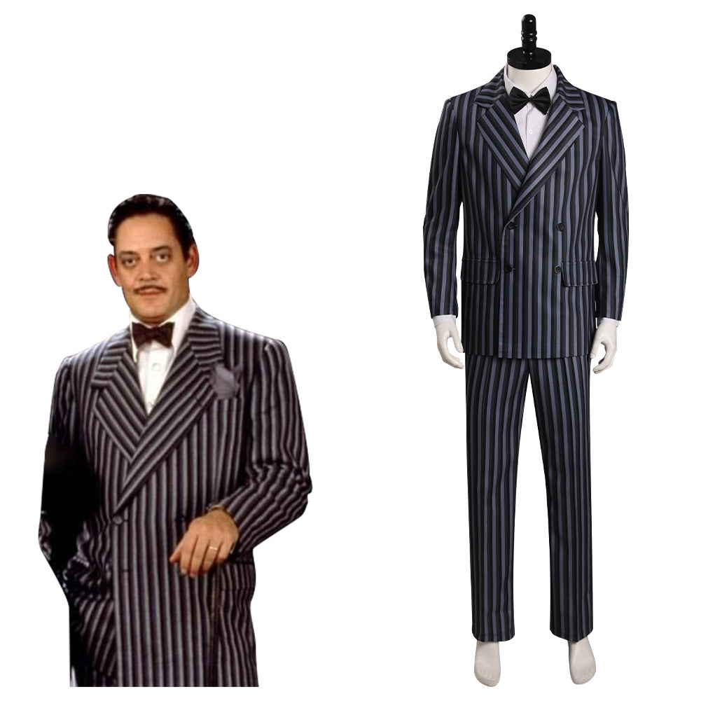 The Addams Family Gomez Addams Cosplay Costume Outfits Halloween Carni the-addams-family-gomez-addams-cosplay-costume-outfits-halloween-carni