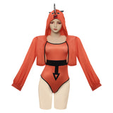Chainsaw Man Pochita Swimsuit Cosplay Costume Halloween Carnival Party Disguise Suit
