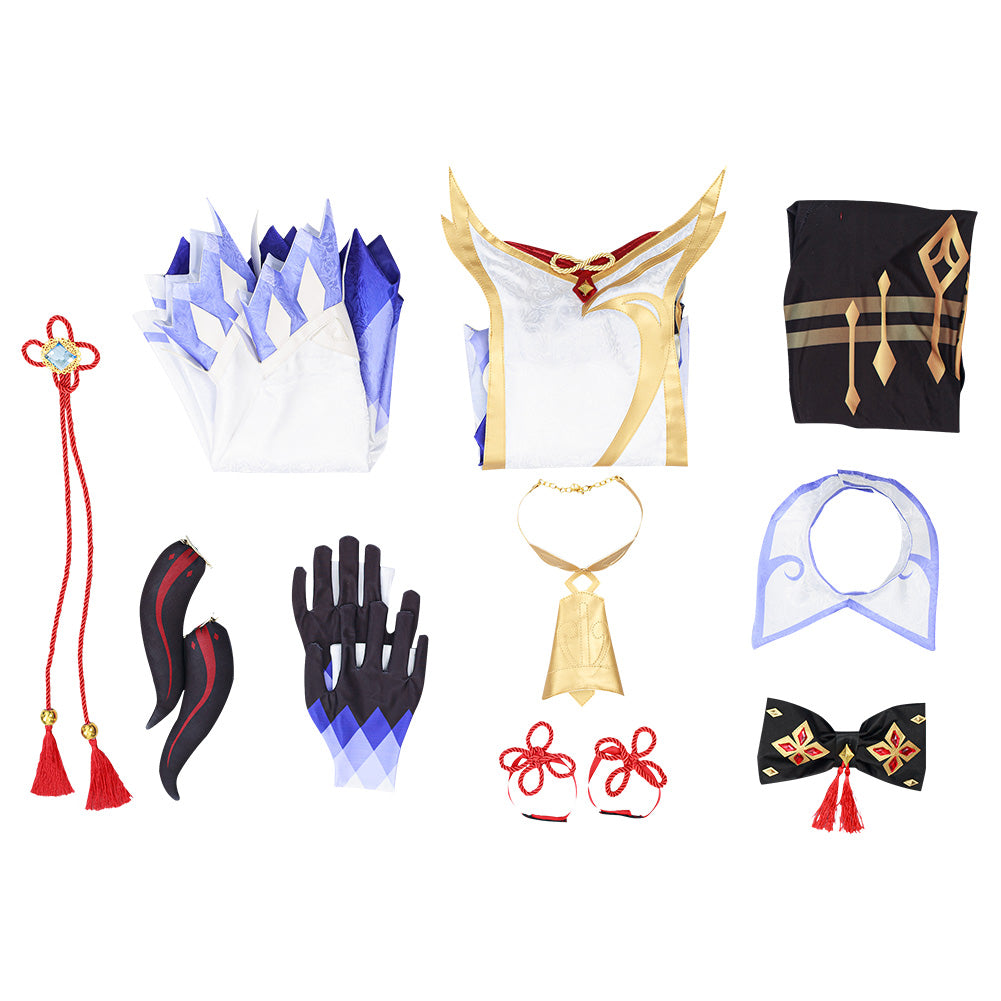 Game Genshin Impact - GanYu Halloween Carnival Suit Cosplay Costume Ju ...