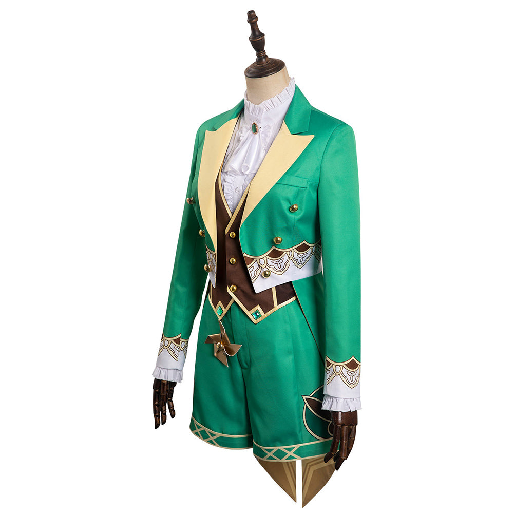 Genshin Impact Venti Alice in Wonderland Mr Bunny Cosplay Costume Halloween Outfits Carnival Suit