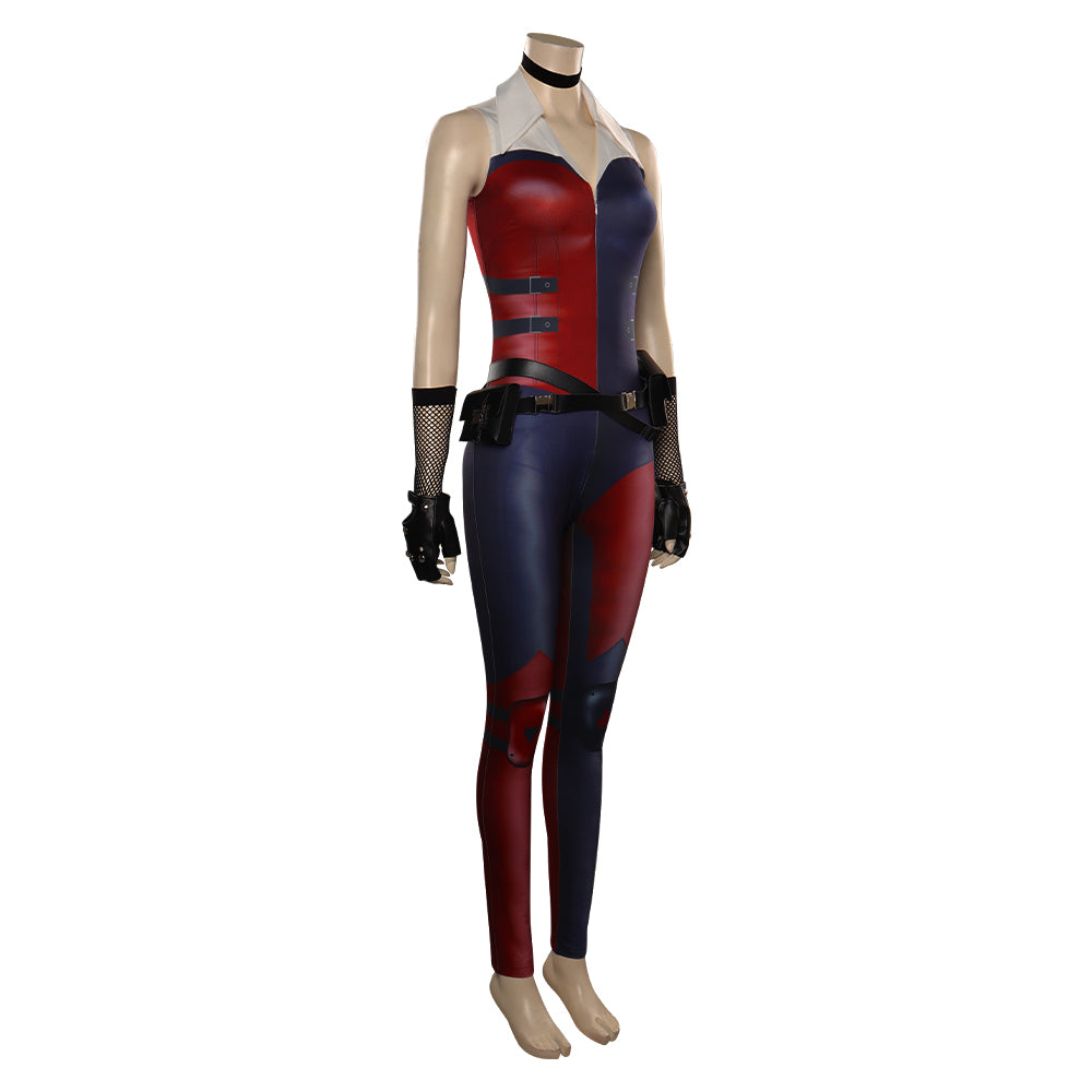  Mortal Kombat Harleen Halloween Carnival Party Suit Cosplay Costume Outfits 