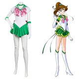 Sailor Moon Kino Makoto Halloween Carnival Suit Cosplay Costume Uniform Dress Outfits