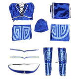 Mortal Kombat Kitana Halloween Carnival Suit Cosplay Costume Outfits