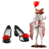 Women Stephen King‘s It Pennywise Halloween Costumes Accessory Cosplay Shoes Boots