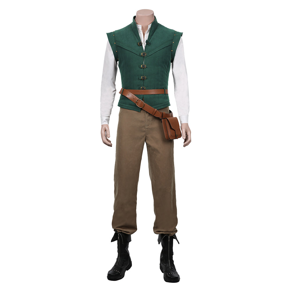 Tangled-Flynn Rider Halloween Carnival Suit Cosplay Costume Vest Shirt Outfits
