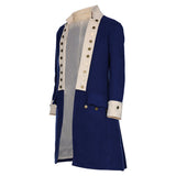 Hamilton Replica Colonial Victorian Edwardian Cosplay Coat Costume Halloween Carnival Suit