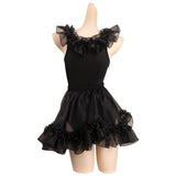 Wednesday - Addams Wednesday Cosplay Costume Swimsuit Outfits Halloween Carnival Suit