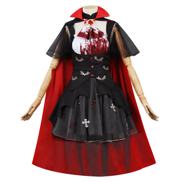 Chainsaw Man Power Cosplay Costume Vampire Maid Dress Cloak Outfits Ha ...