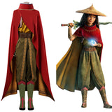 Raya Raya and The Last Dragon Halloween Carnival Suit Cosplay Costume Outfits