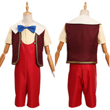 Kids Children  Pinocchio 2022 Pinocchio Cosplay Costume Outfits Halloween Carnival Suit