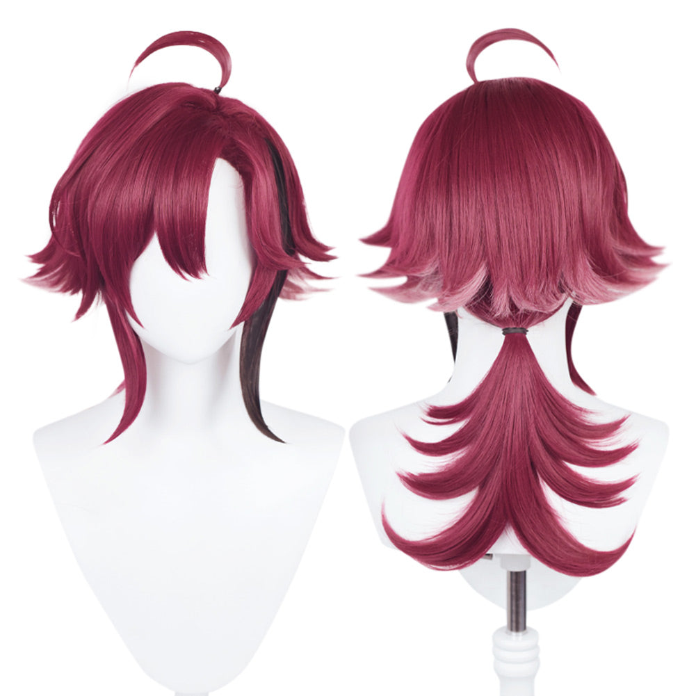 Genshin Impact Shikanoin Heizou Cosplay Wig Heat Resistant Synthetic Hair Carnival Halloween Party Props