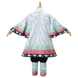 Demon Slayer Kochou Shinobu Cosplay Costume Kids Children Uniform Outfit Halloween Carnival Suit