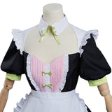 Demon Slayer Kanroji Mitsuri Halloween Carnival Suit Cosplay Costume Cat Ear Maid Lolita Dress Kimono Outfits Re-creation Design