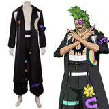 ONE PIECE FILM RED (2022) Bartolomeo Cosplay Costume Outfits Halloween Carnival Suit