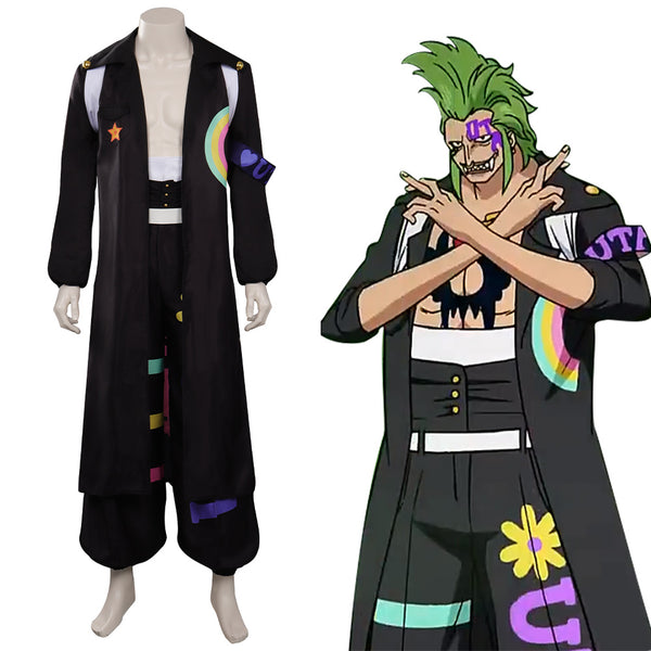 ONE PIECE FILM RED (2022) Bartolomeo Cosplay Costume Outfits Halloween ...