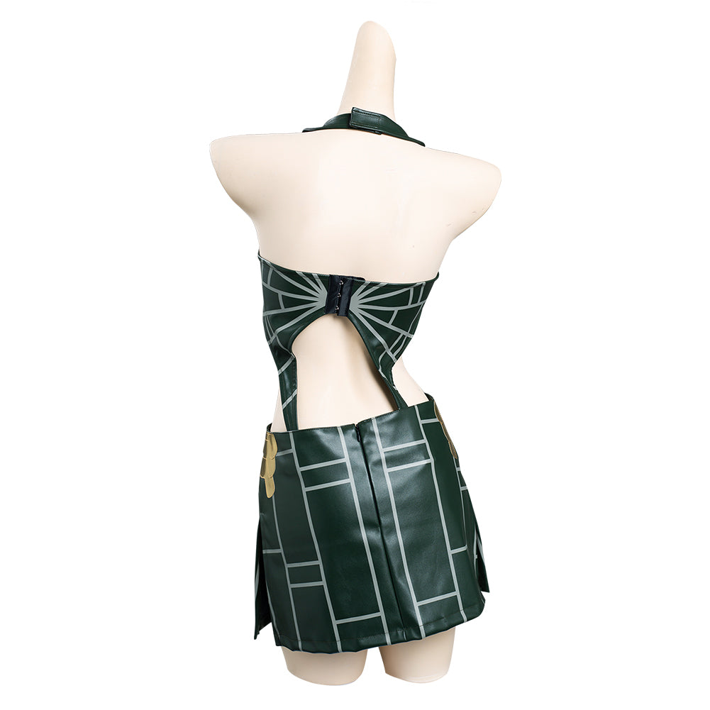 Green skirt 2025 outfit jojo