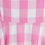 Barbie Margot Pink Plaid Dress Summer Beach Outfits Halloween Carnival Cosplay Costume