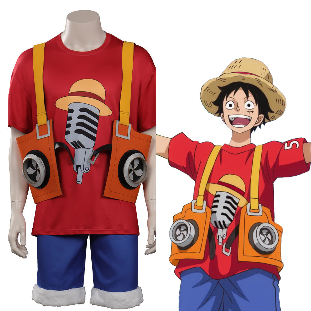 Anime Cosplay One piece Luffy Halloween Costume Uniform Suit
