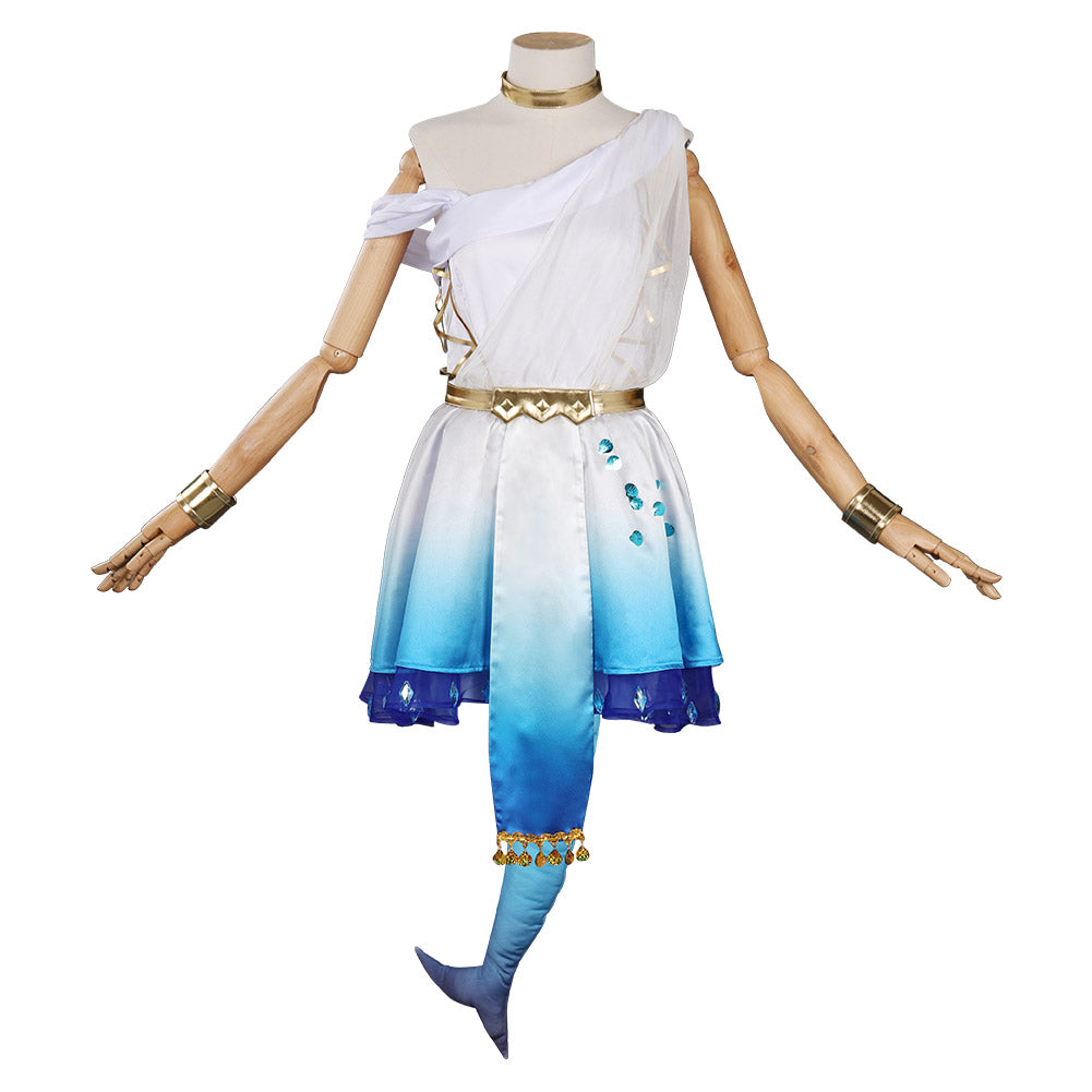 Hololive Vtuber Gawr Gura Halloween Carnival Suit Cosplay Costume Outfits