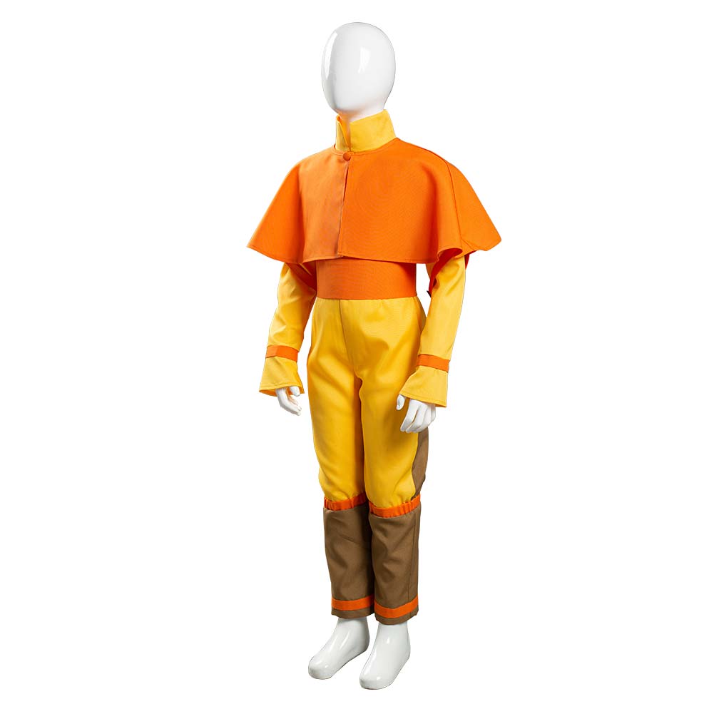 Avatar: The Last Airbender Avatar Aang Halloween Carnival Suit Cosplay Costume Kids Children Jumpsuit Outfits