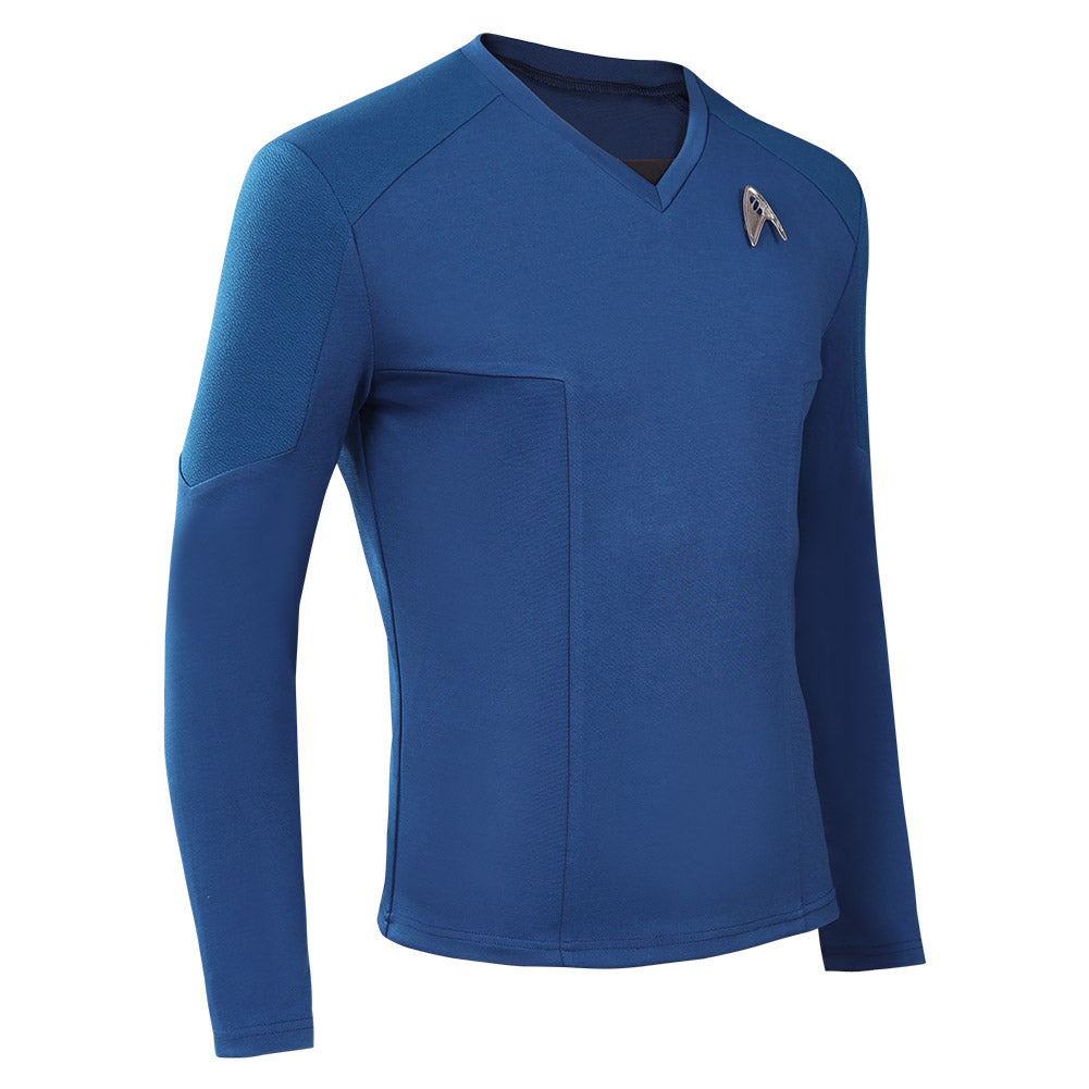 Star Trek：Strange New World Mr.Spock Cosplay Costumes Shirt Brooch Outfits Halloween Carnival Suit